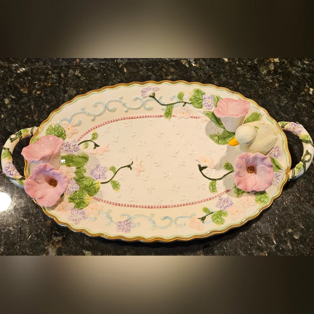 Springtime Collection 2001 Platter Plate. NIB! - Picture 3 of 17